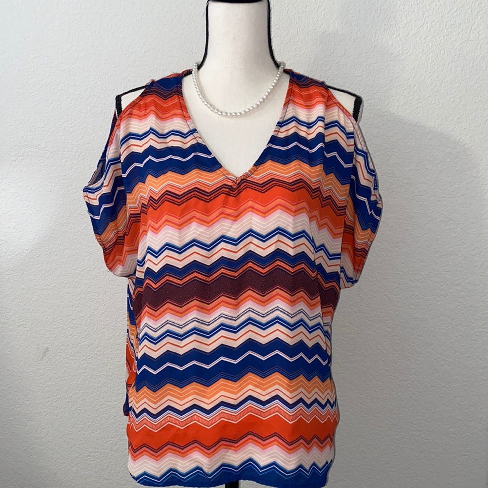 Patterned Work Blouse